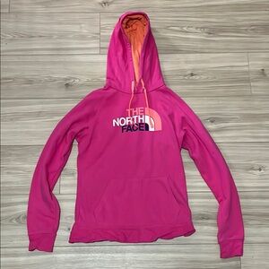 The North Face Fuchsia and Coral Hoodie